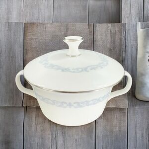 Minton Silver Scroll Porcelain Sugar Bowl W Lid Bone China Made In England VTG‎